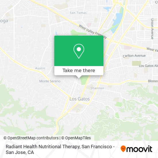 Mapa de Radiant Health Nutritional Therapy