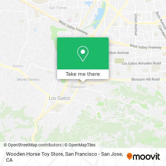 Mapa de Wooden Horse Toy Store