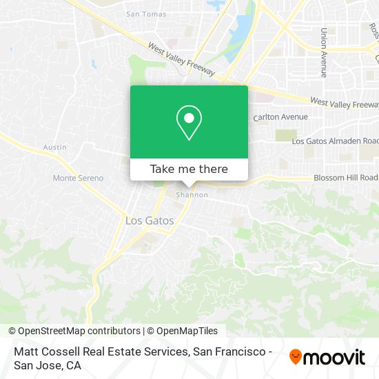 Mapa de Matt Cossell Real Estate Services