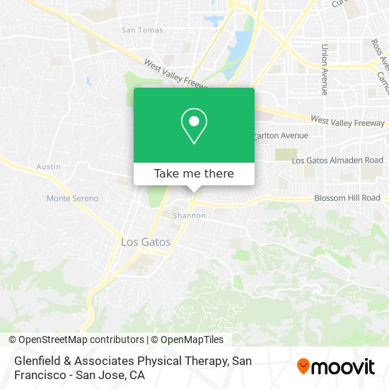 Glenfield & Associates Physical Therapy map