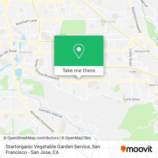 Startorganic Vegetable Garden Service map