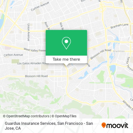 Mapa de Guardus Insurance Services