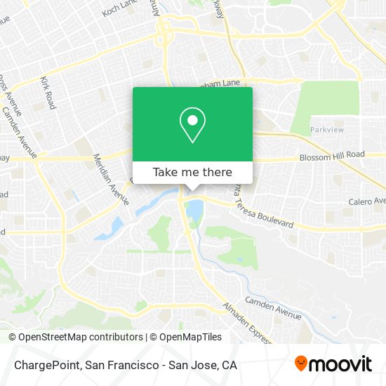 Mapa de ChargePoint