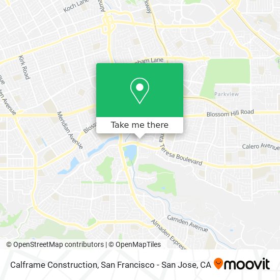 Calframe Construction map