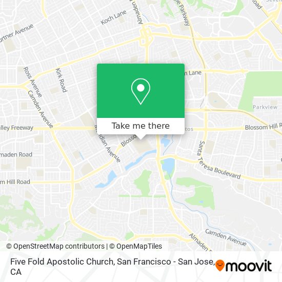 Mapa de Five Fold Apostolic Church