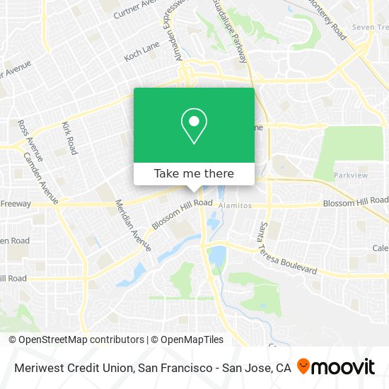 Meriwest Credit Union map