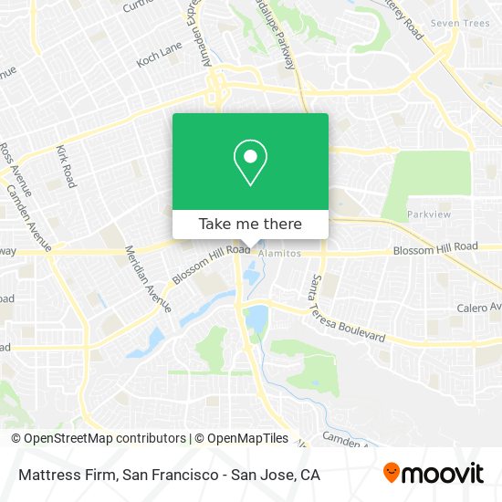 Mattress Firm map