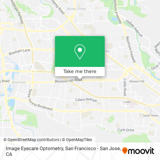 Image Eyecare Optometry map