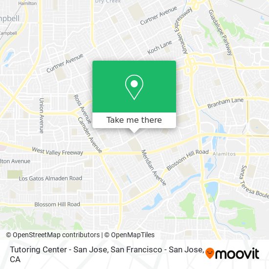 Mapa de Tutoring Center - San Jose