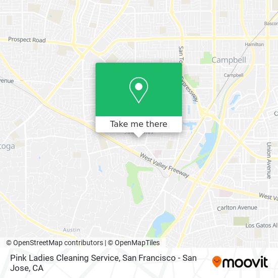 Mapa de Pink Ladies Cleaning Service