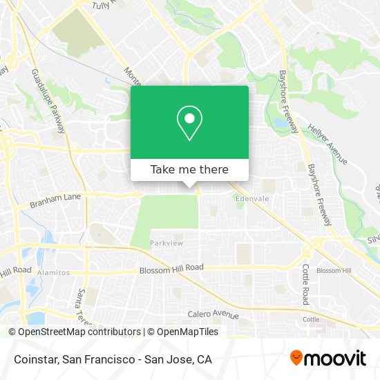 Mapa de Coinstar