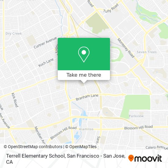 Terrell Elementary School map