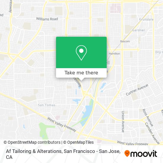 Af Tailoring & Alterations map