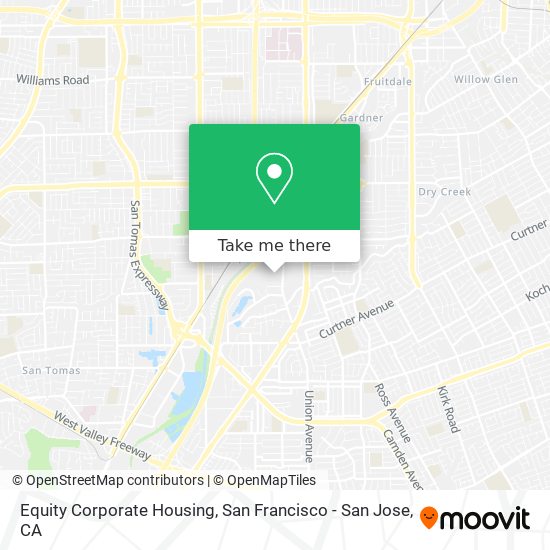 Mapa de Equity Corporate Housing