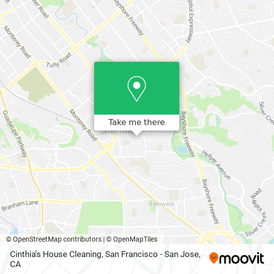 Cinthia's House Cleaning map