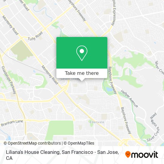 Liliana's House Cleaning map