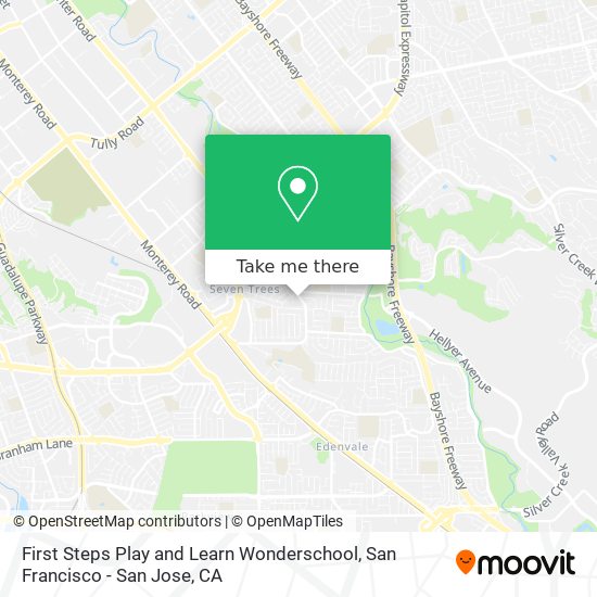 First Steps Play and Learn Wonderschool map