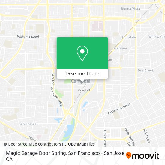 Magic Garage Door Spring map