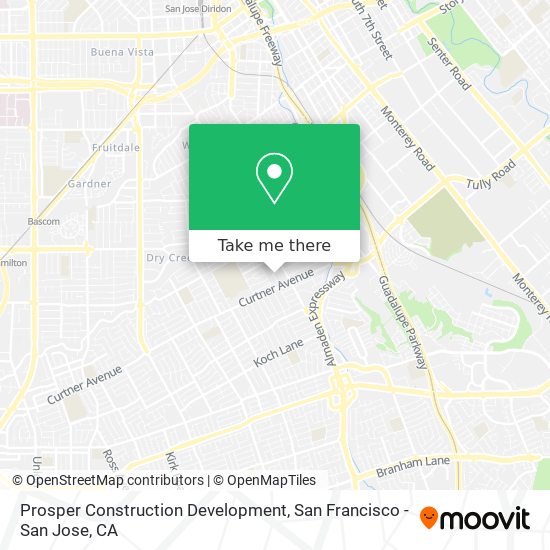 Prosper Construction Development map