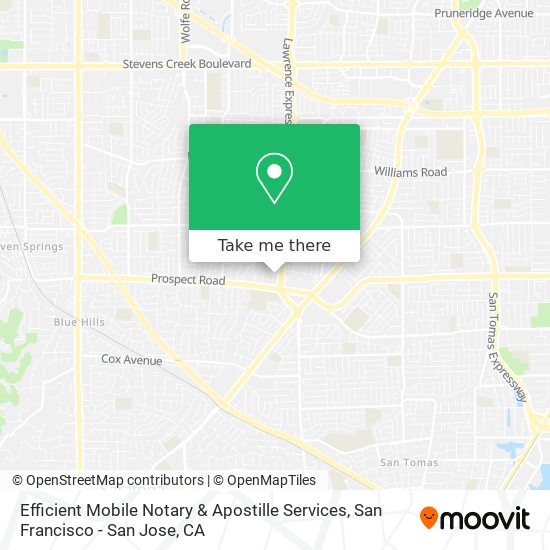 Mapa de Efficient Mobile Notary & Apostille Services