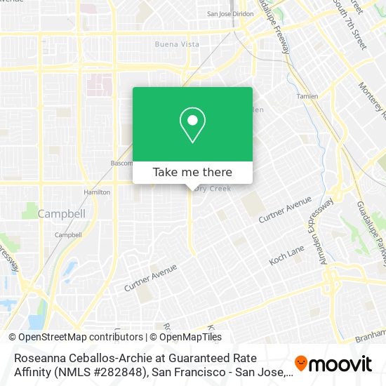 Mapa de Roseanna Ceballos-Archie at Guaranteed Rate Affinity (NMLS #282848)