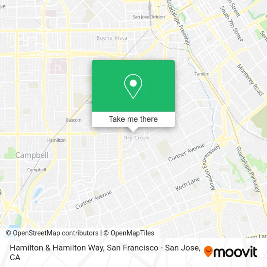 Mapa de Hamilton & Hamilton Way
