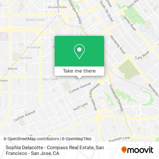 Mapa de Sophia Delacotte - Compass Real Estate