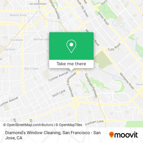 Diamond's Window Cleaning map