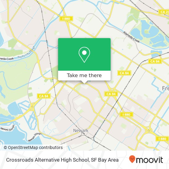 Crossroads Alternative High School map