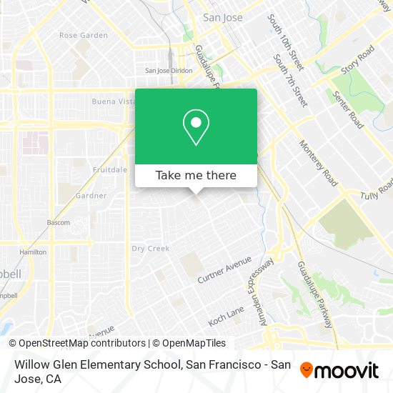 Mapa de Willow Glen Elementary School