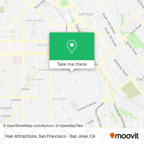 Mapa de Hair Attractions