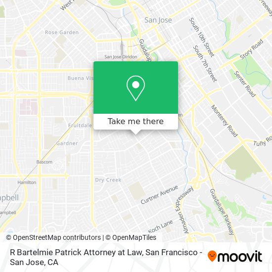 Mapa de R Bartelmie Patrick Attorney at Law