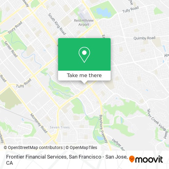 Frontier Financial Services map