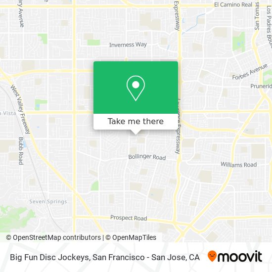 Big Fun Disc Jockeys map