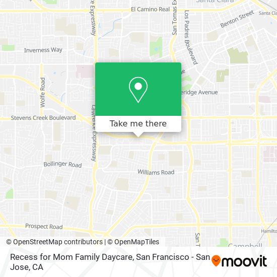 Recess for Mom Family Daycare map