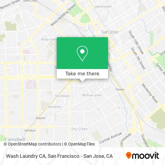 Mapa de Wash Laundry CA