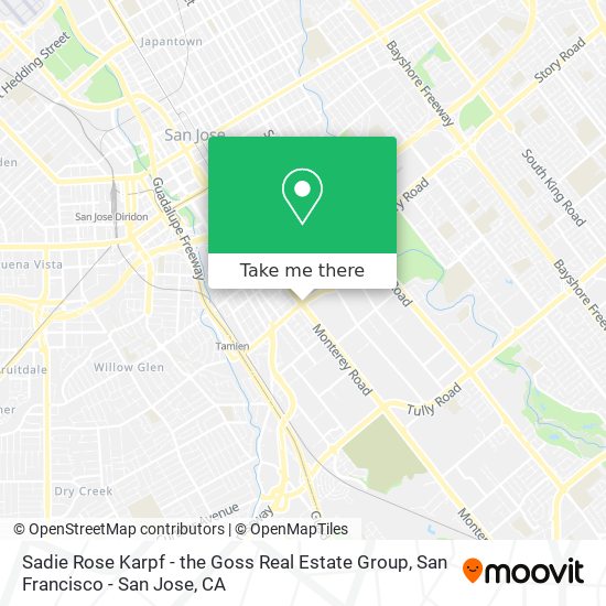 Sadie Rose Karpf - the Goss Real Estate Group map