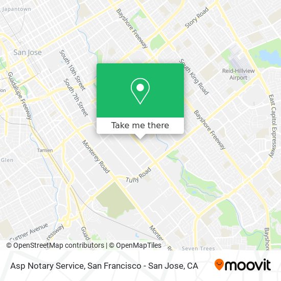 Asp Notary Service map
