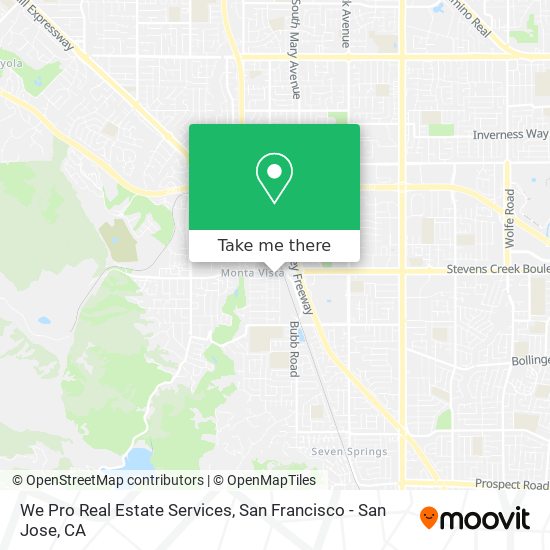 We Pro Real Estate Services map