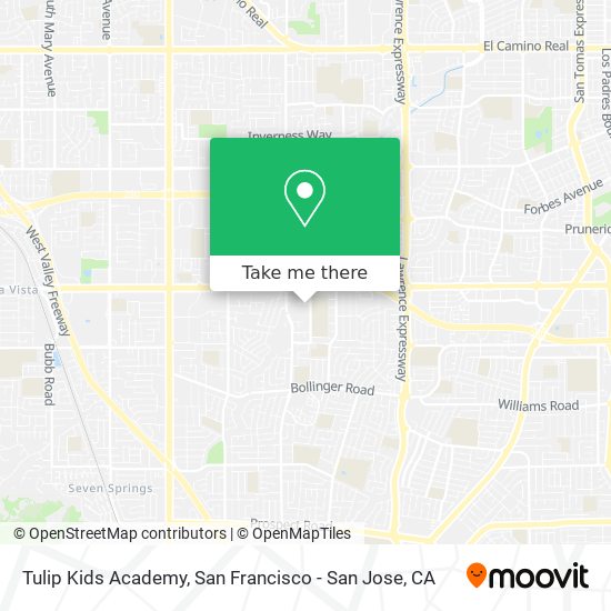 Mapa de Tulip Kids Academy