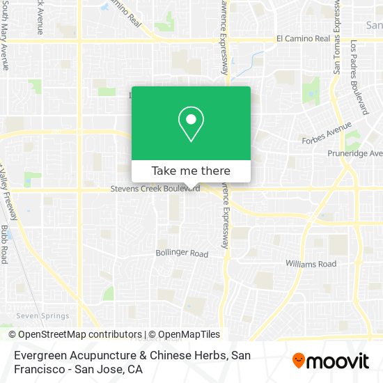 Evergreen Acupuncture & Chinese Herbs map