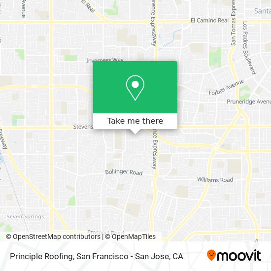 Mapa de Principle Roofing