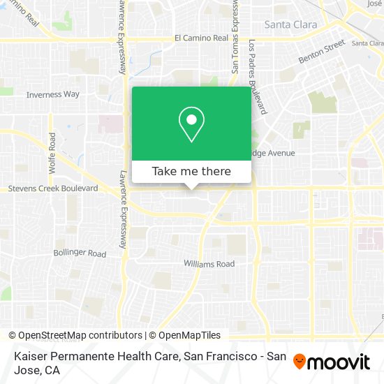 Kaiser Permanente Health Care map