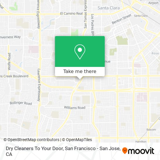 Dry Cleaners To Your Door map