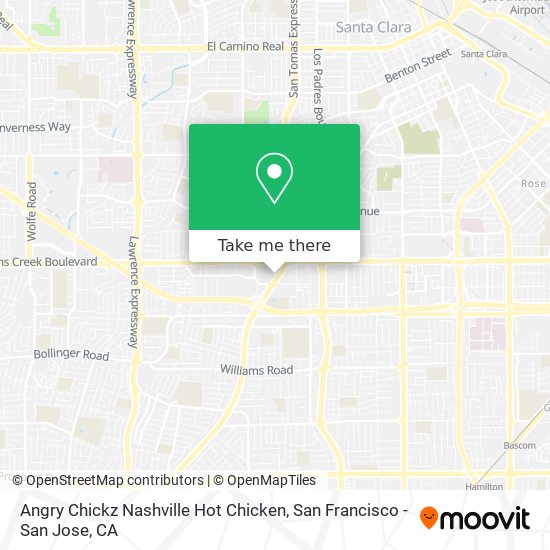 Mapa de Angry Chickz Nashville Hot Chicken