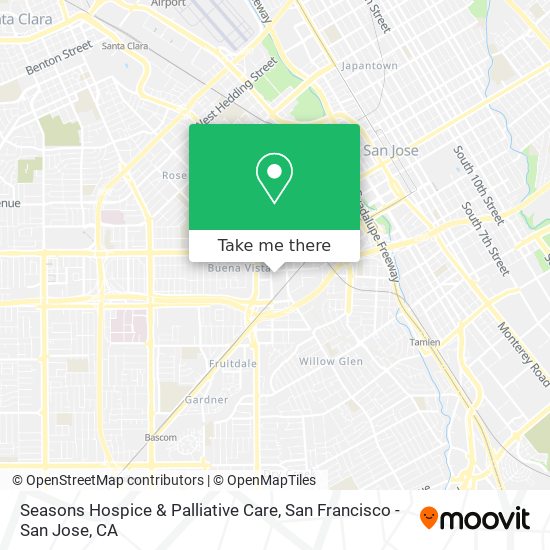 Mapa de Seasons Hospice & Palliative Care