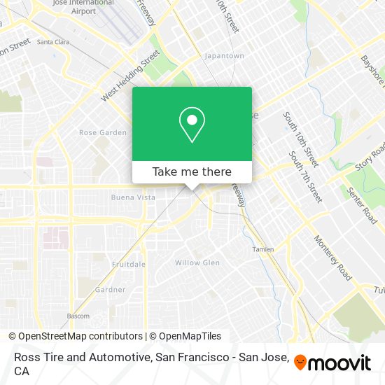 Ross Tire and Automotive map