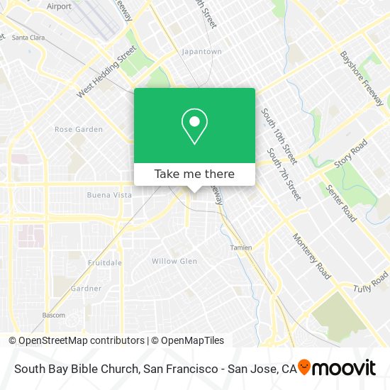 South Bay Bible Church map