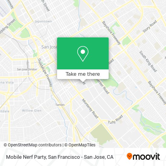 Mobile Nerf Party map