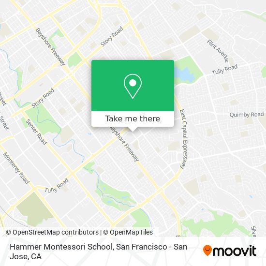 Hammer Montessori School map